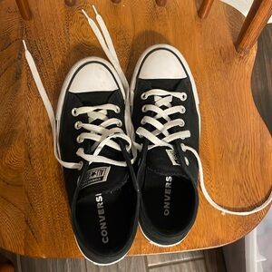 Black Converse sneakers